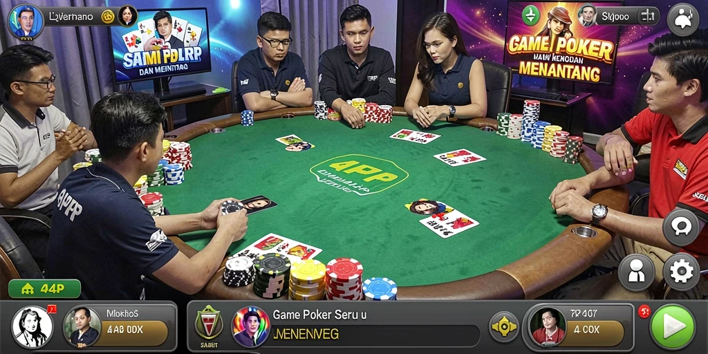 Tampilan gameplay seru di 4P4P yang memukau.