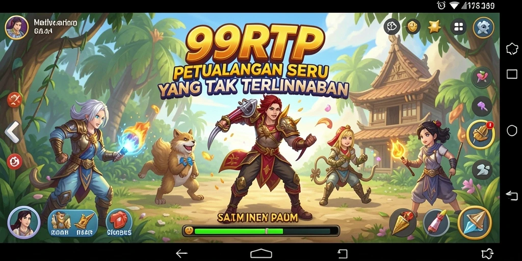 Tampilan gameplay seru dari 99RTP saat menjelajahi dunia petualangan.