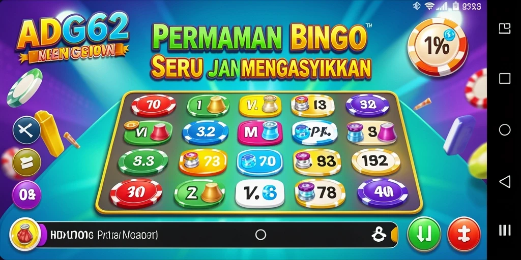 Tampilan gameplay menarik dari Bingo di ADG62.
