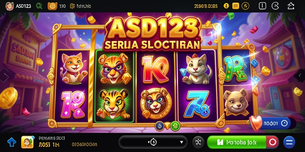 Screenshot menunjukkan gameplay Slot yang menarik dan penuh warna.