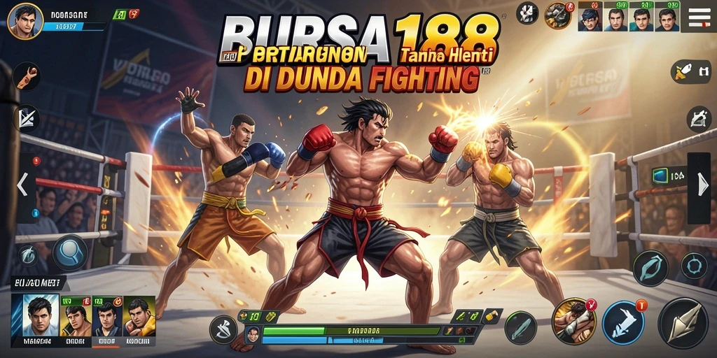 Screenshot BURSA188 menunjukkan aksi pertarungan yang mendebarkan.