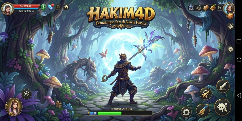 Tampilan gameplay HAKIM4D yang menakjubkan dan penuh petualangan.