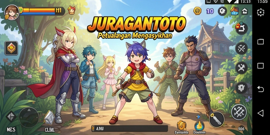Tampilan menarik dari gameplay JURAGANTOTO yang seru.