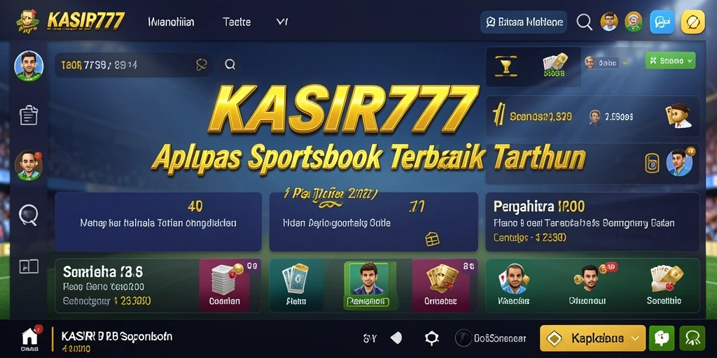 Tampilan antarmuka KASIR777 dengan fitur taruhan olahraga.