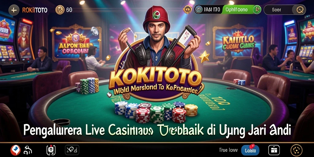 Tampilan gameplay KOKITOTO yang menegangkan di Live Casino.