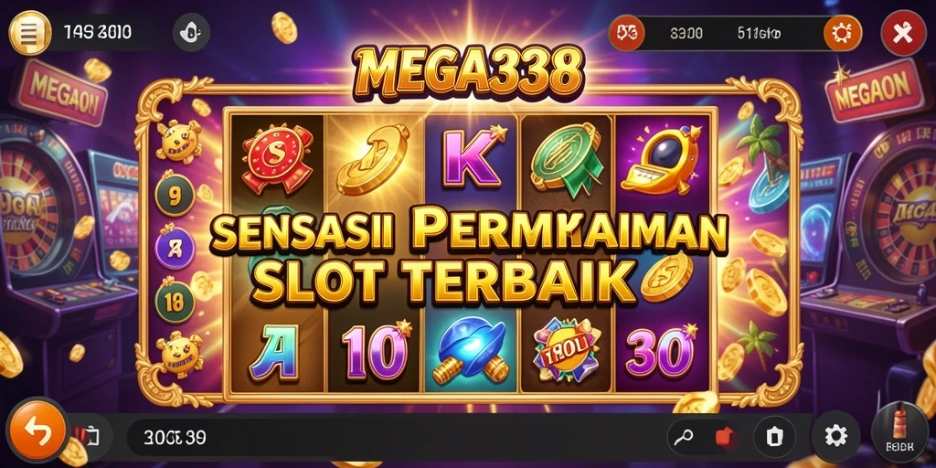 Tampilan menarik dari gameplay MEGA338 yang penuh warna.