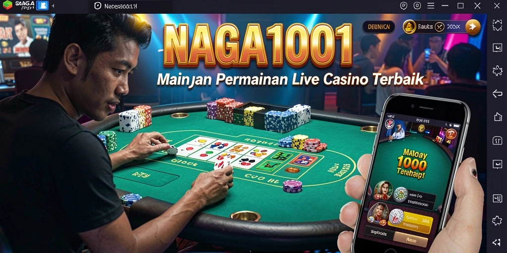 Tampilan menarik dari gameplay Live Casino yang mendebarkan.