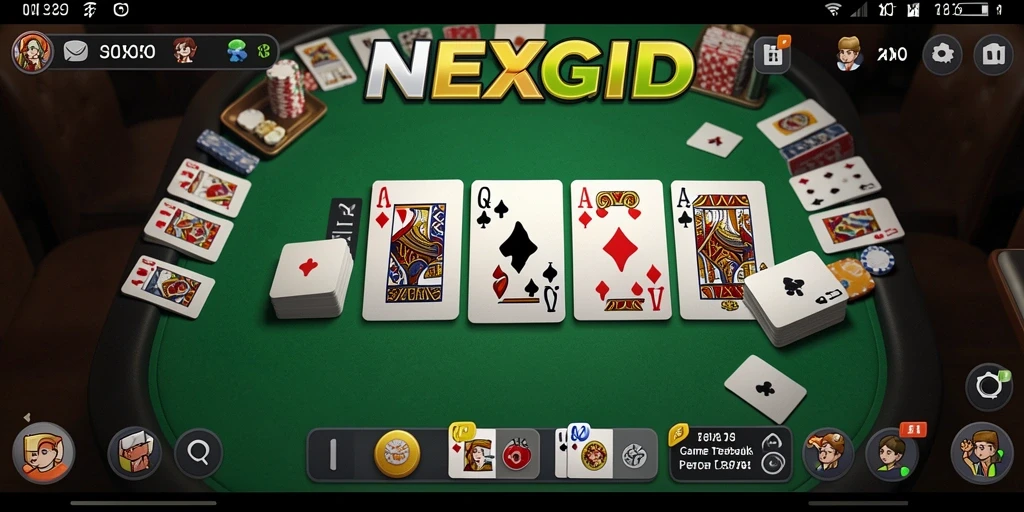 Tampilan gameplay yang seru dan kompetitif dalam NEXGID.
