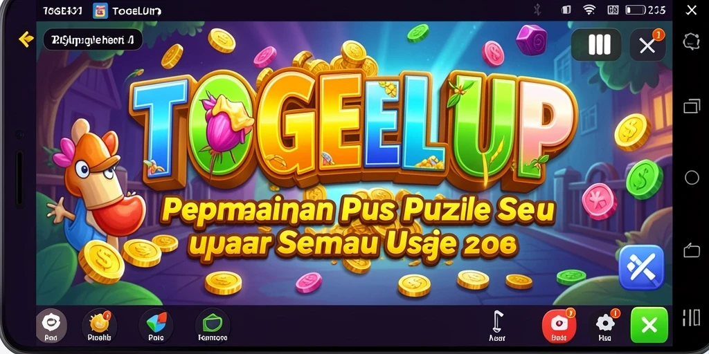 Tampilan gameplay TOGELUP yang penuh tantangan dan seru.