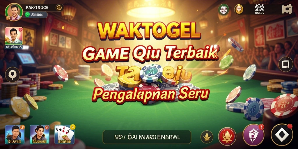 Screenshot WAKTOGEL menampilkan gameplay seru QiuQiu.