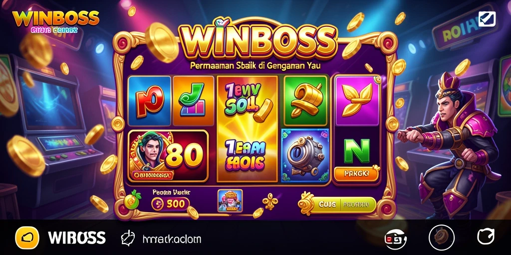 Tampilan gameplay menarik dari WINBOSS dengan mesin Slot yang beragam.
