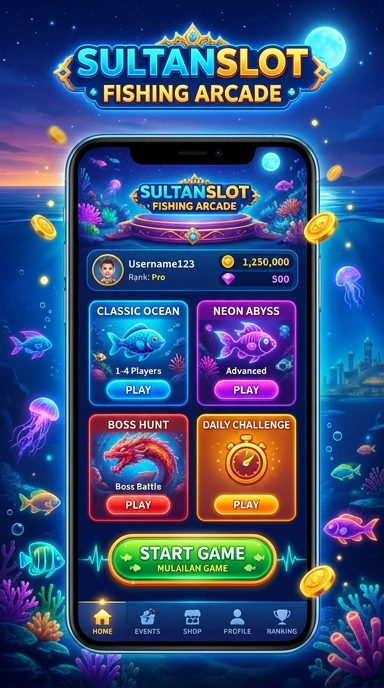 Tampilan antarmuka sultanslot yang user-friendly.